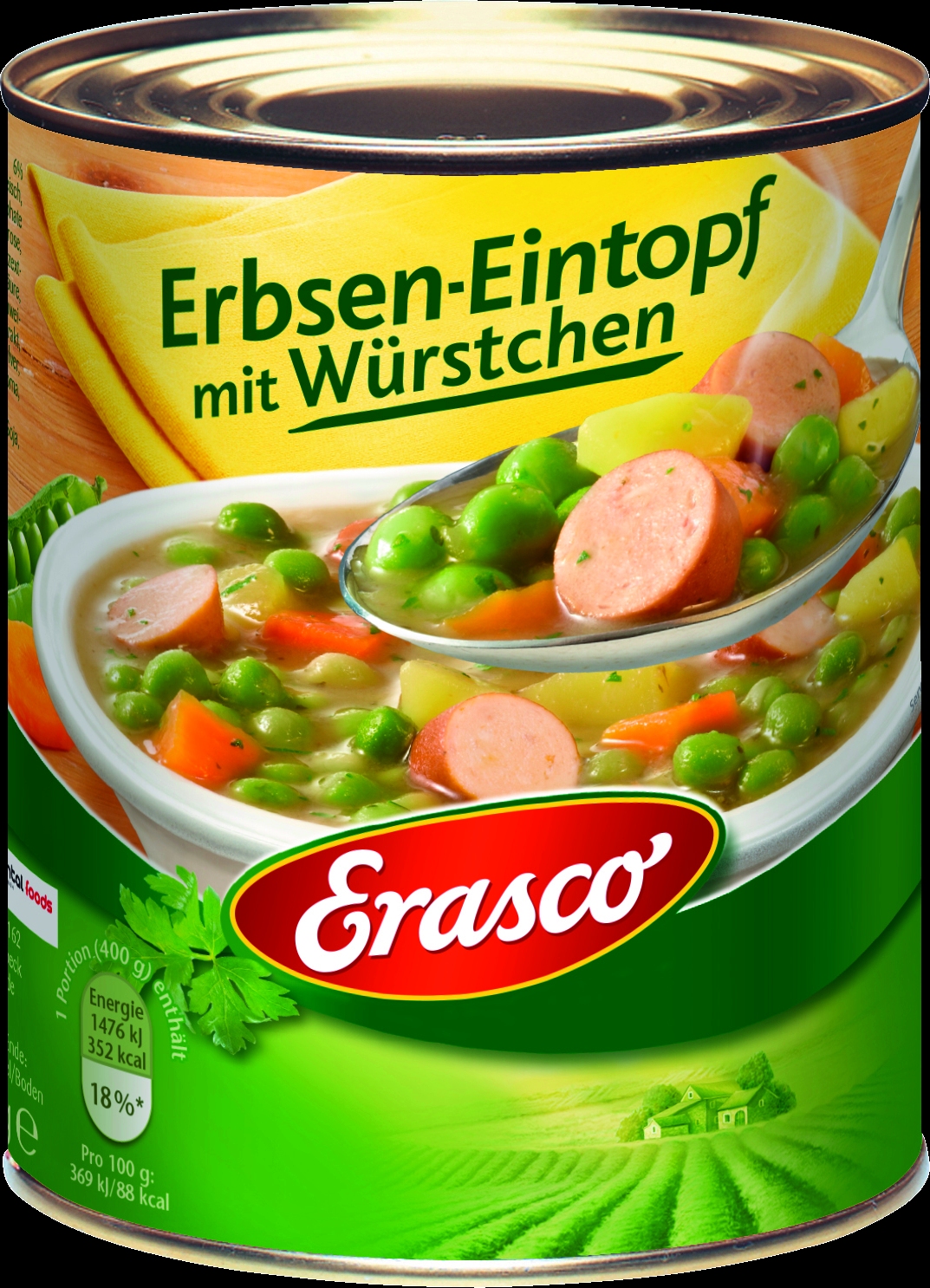 Erbsentopf mit Wurst   