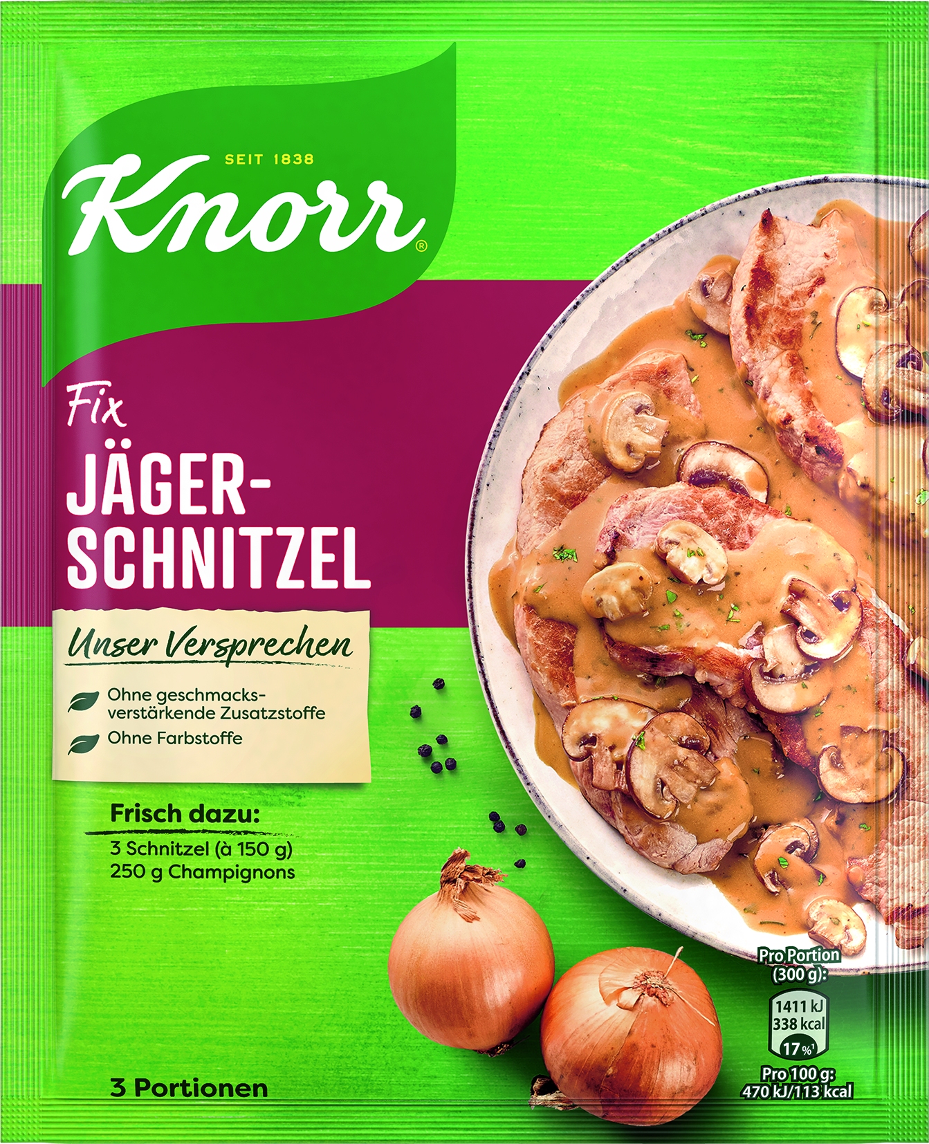 Fix fuer Jaegerschnitzel 50g