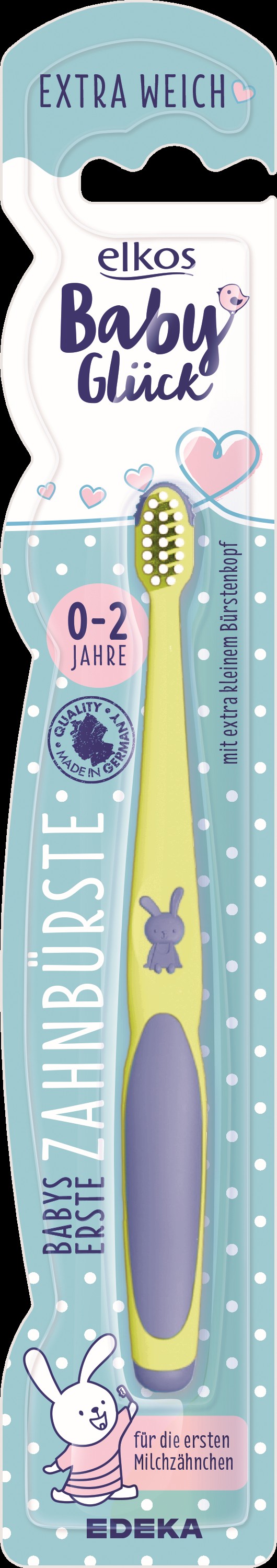 Elkos Baby's First Extra Soft Toothbrush 0-2 Years