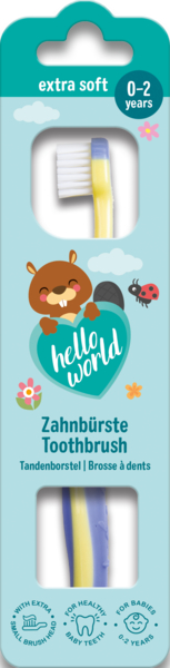 Hello World Zahnbürste 0-2jahre