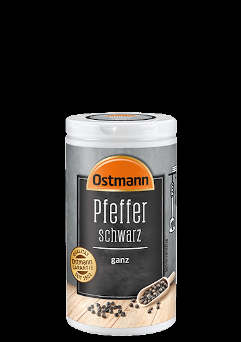 Schmuckdose Pfeffer schwarz ganz   