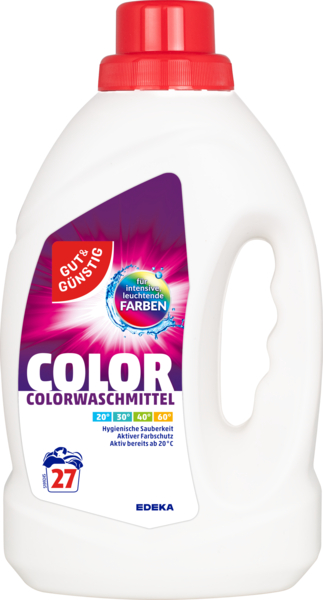 Gut & Günstig Colorwaschmittel Flüssig 