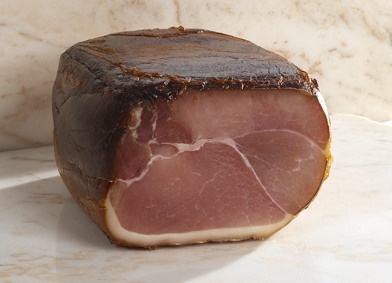 Belgischer Kernschinken mit Schwarte, geräuchert, ca. 3,8kg