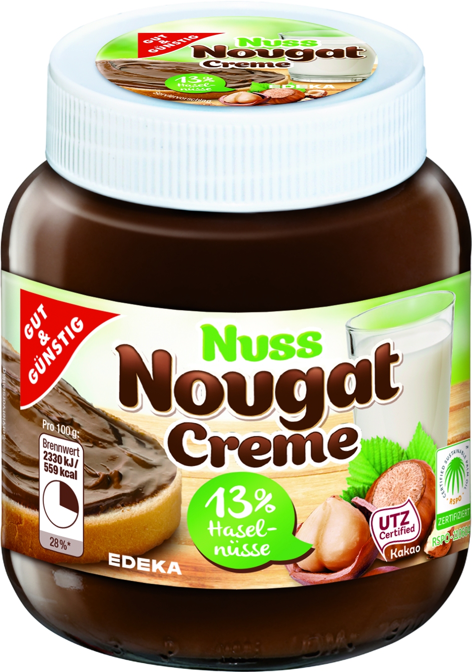 Nut Nougat cream spread   