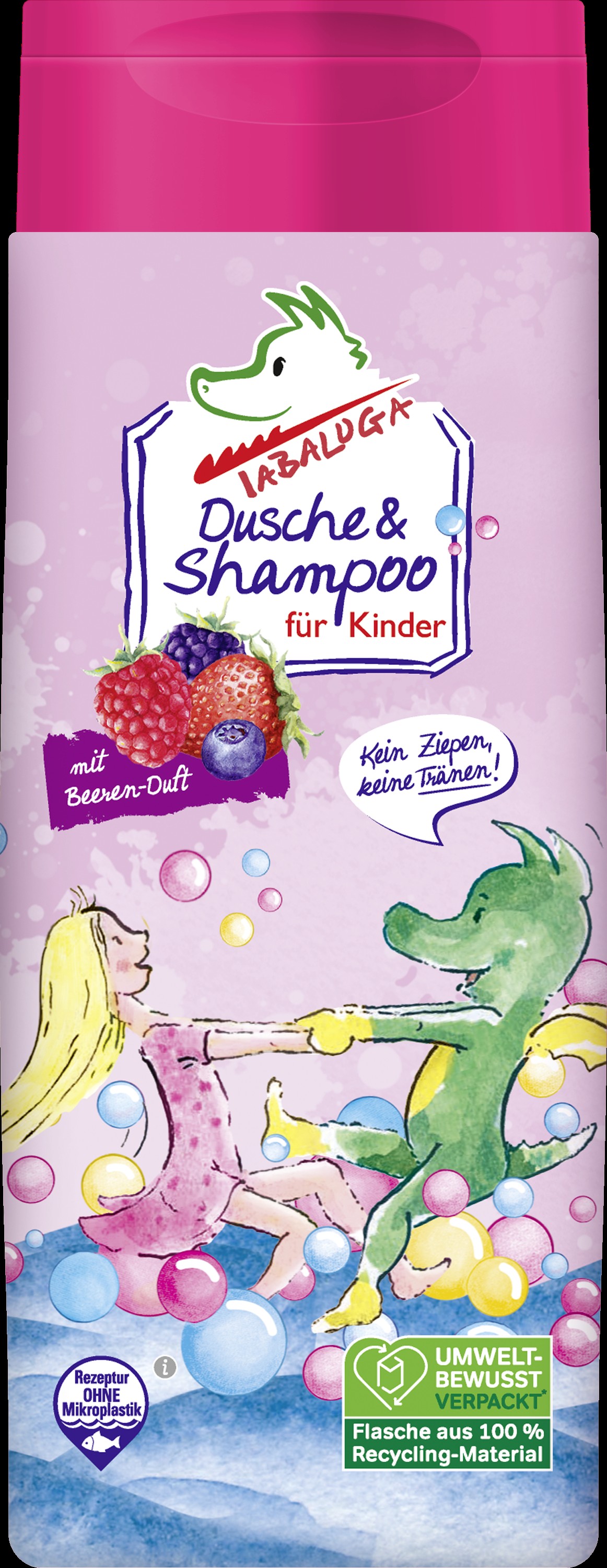 Tabaluga Shower and Shampoo for children with berry scent