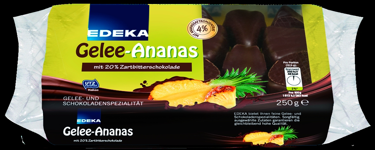 Gelee Ananas Ecken   