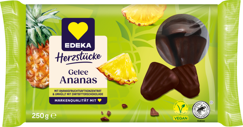 Gelee Ananas Ecken   