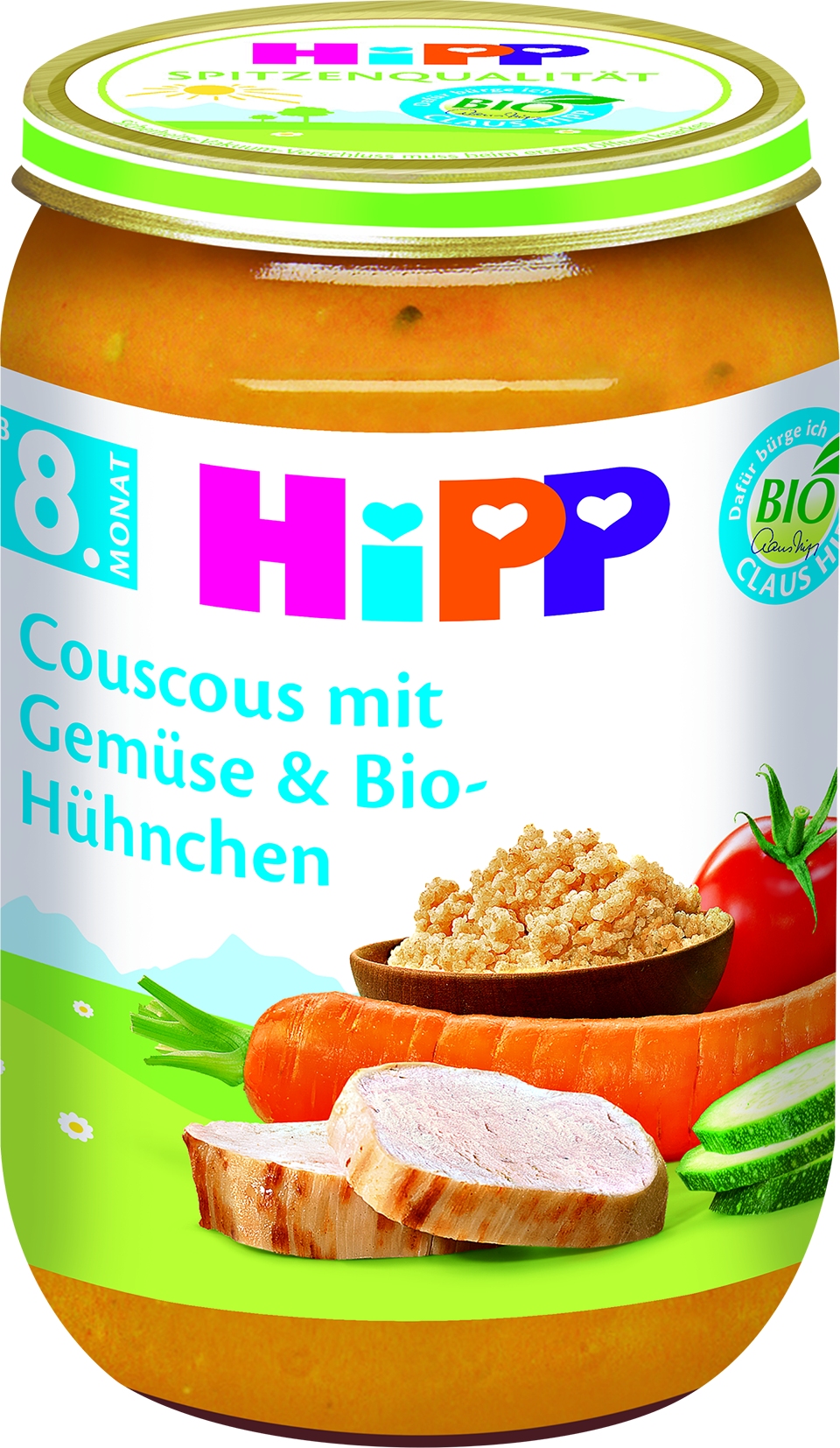 Bio 6495-01 Couscous mit Gemüse und Hühnchen