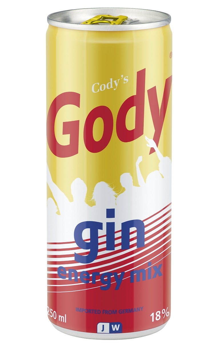 Cody´s Gody 24Ds x 0,25l - Energy-Gin-Mix, 18%