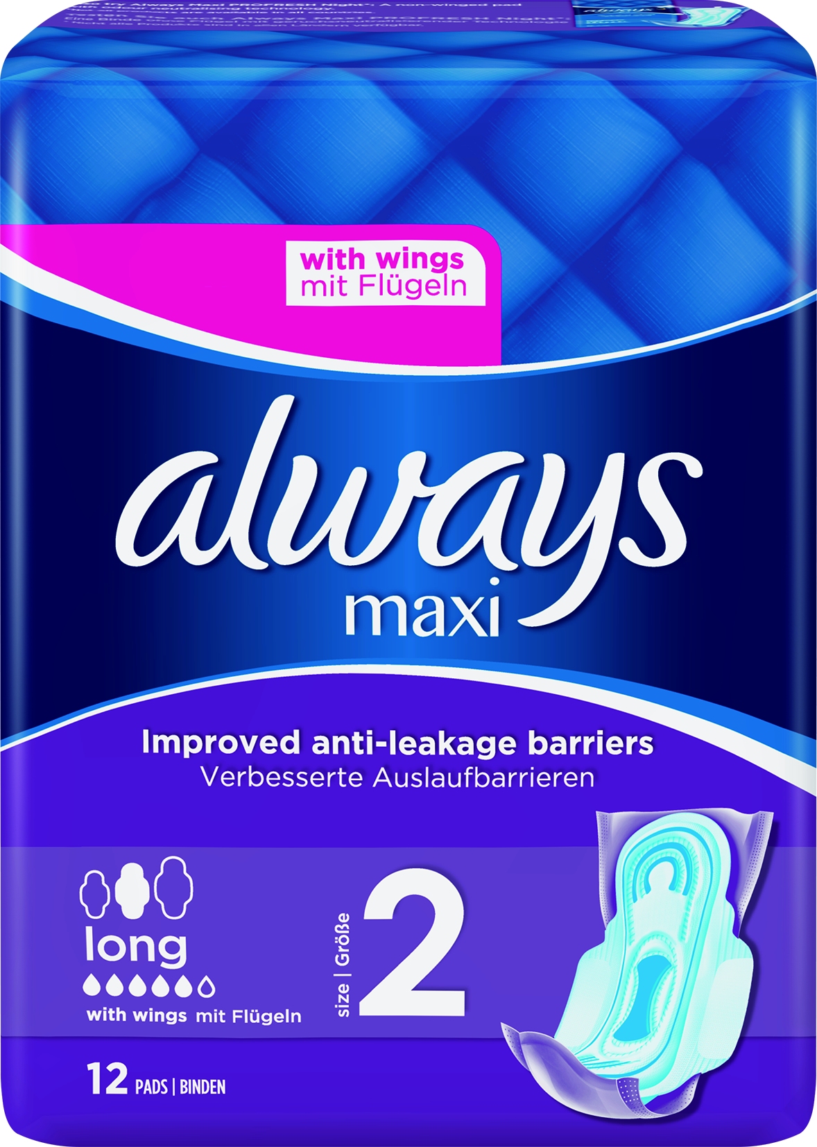 Binde Maxi Long Plus 12er