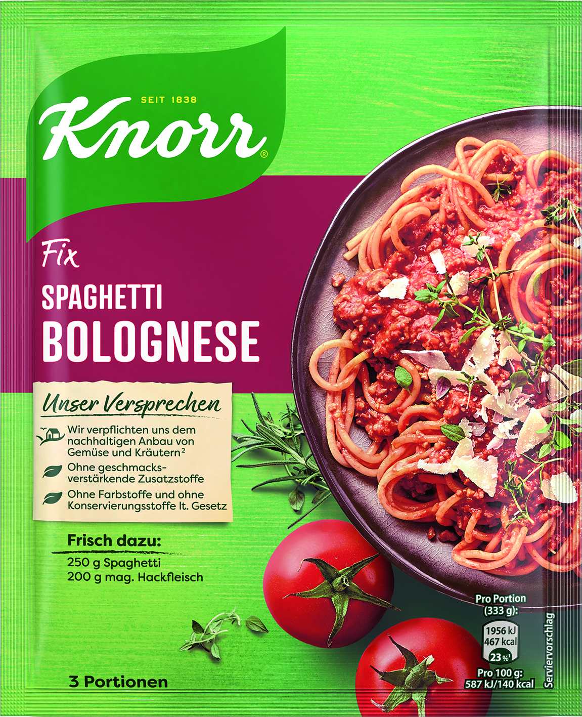 Sauce powder bolognese   