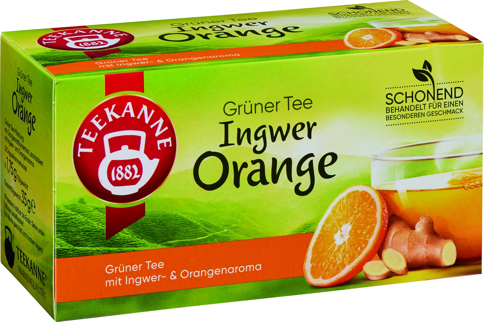 Grüner Tee Orange Ingwer 20er