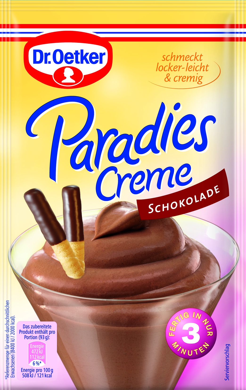 Paradiescreme Schokolade   