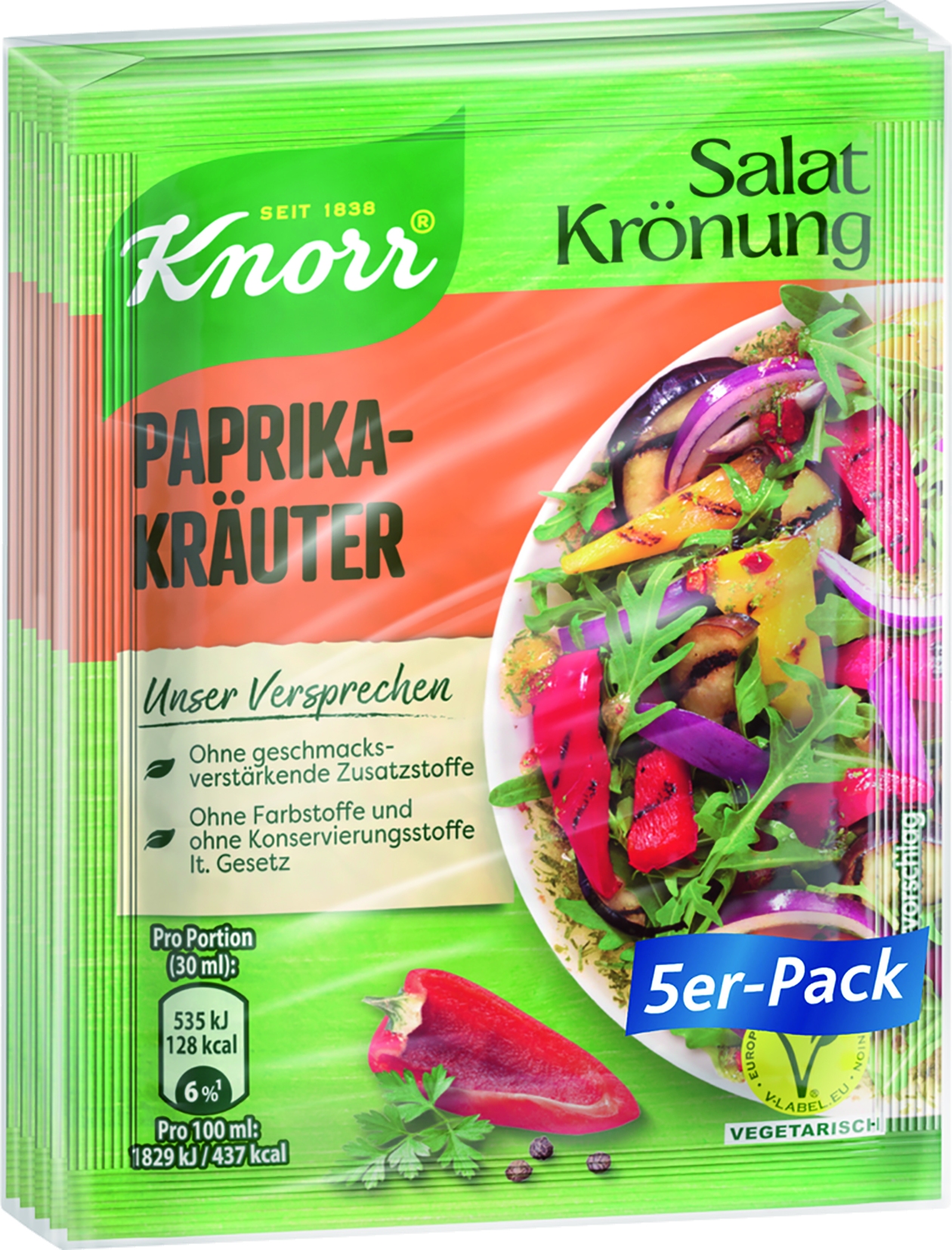 Salatkroenung Paprika-Kraeuter 5er