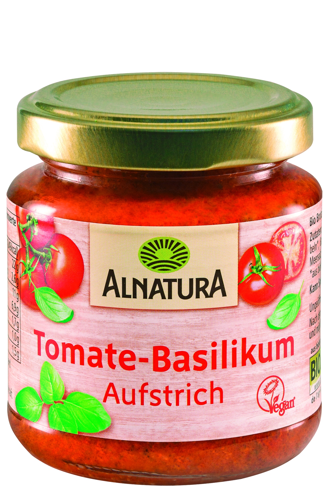 Tomate-Basilikum Aufstrich vegan   