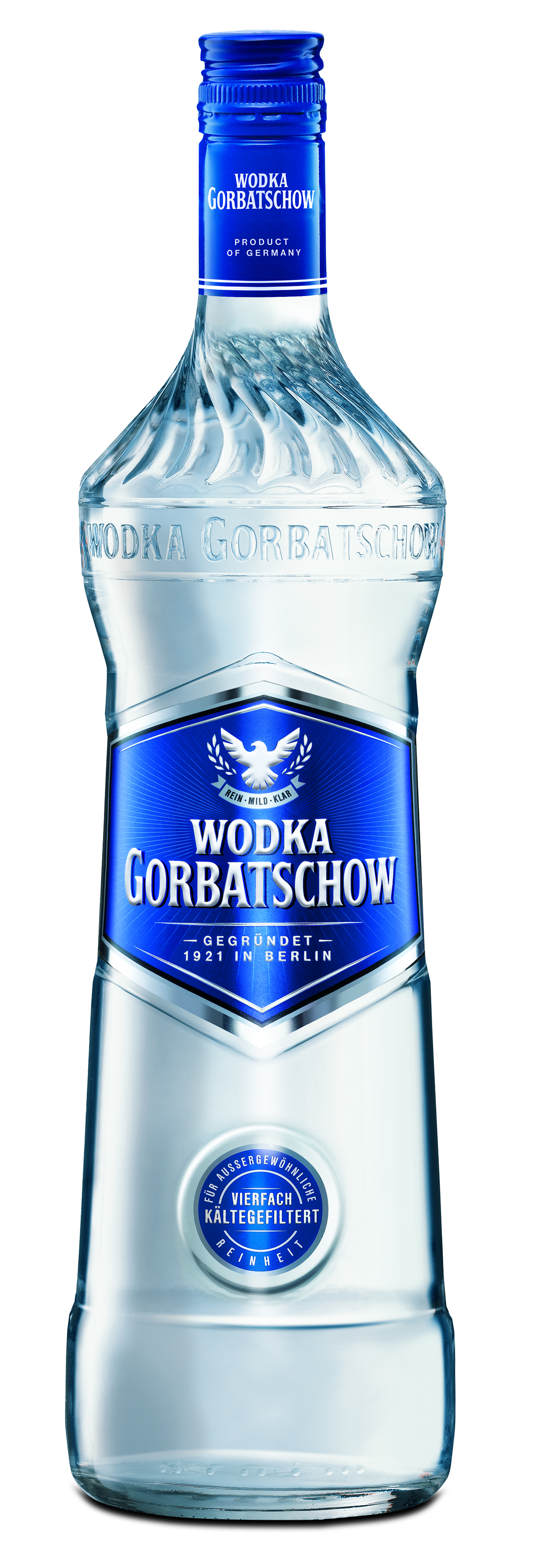 Gorbatschow vodka blue   