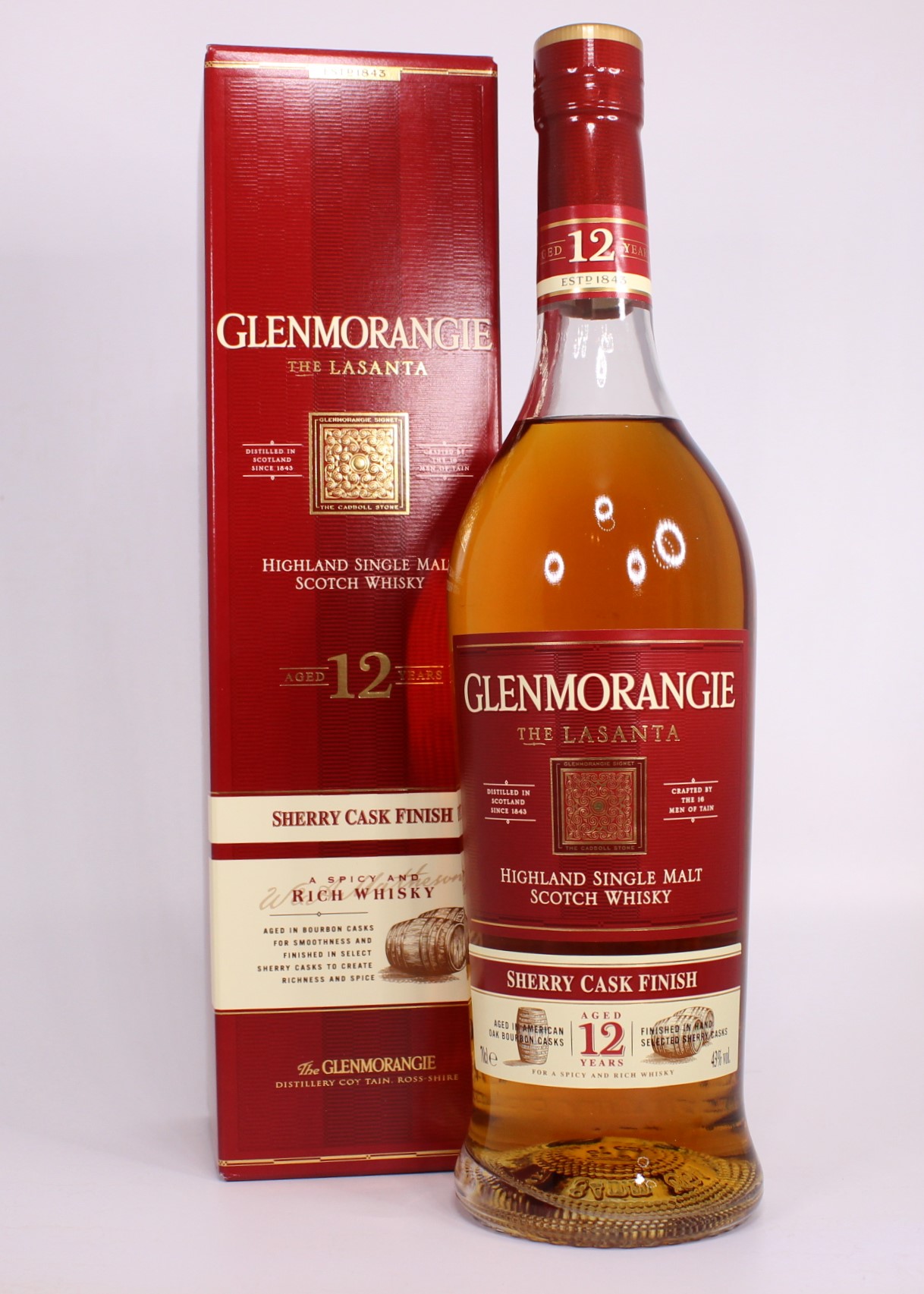 Glenmorangie The Lasanta, extra matured in Cherry Casks, 12yo