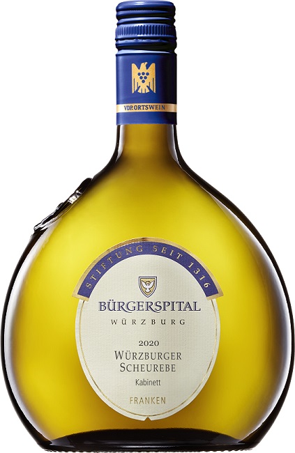 Bürgerspital, Würzburger Scheurebe, Kabinett, VdP. Ortswein, feinherb, weiss