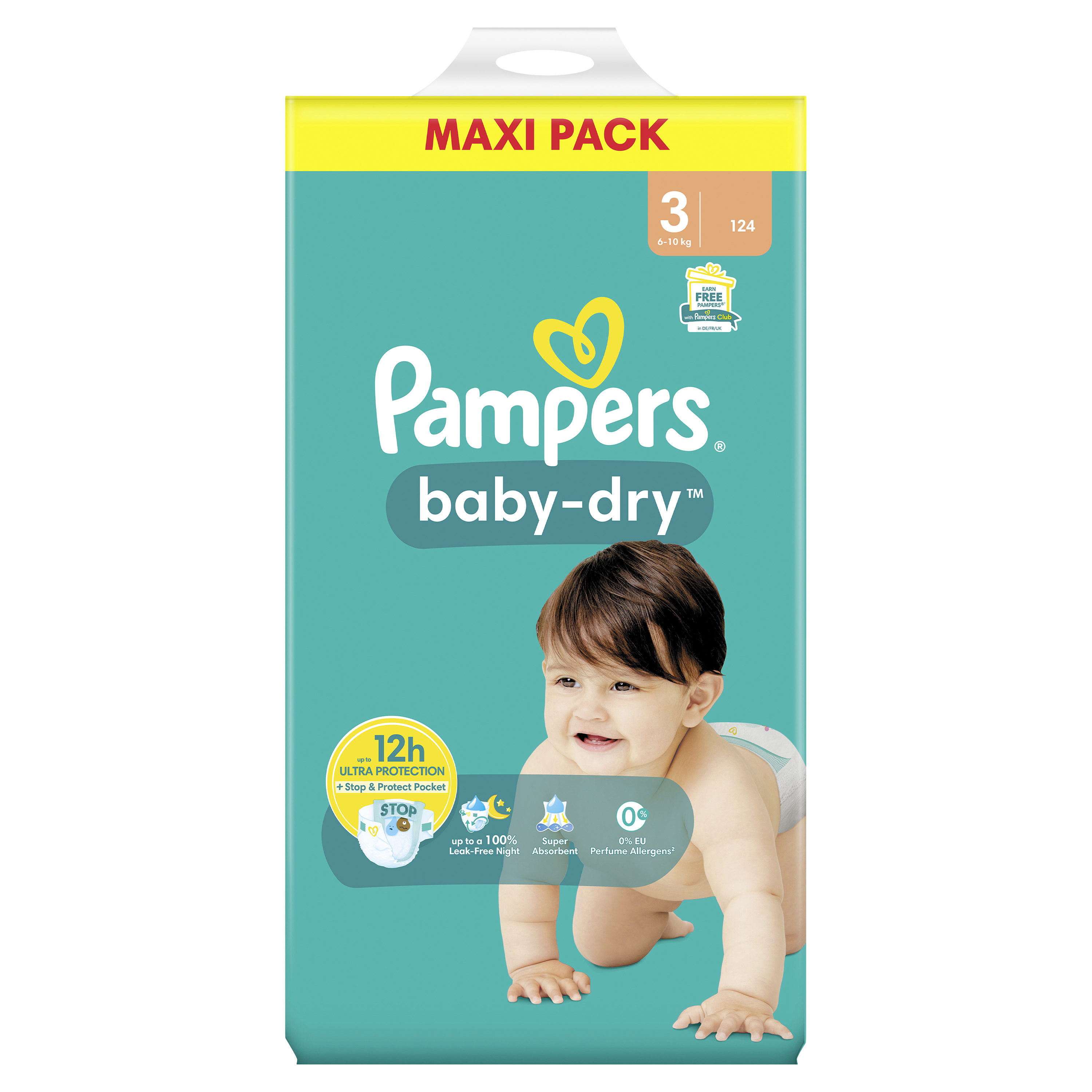 Diapers Baby Dry Size 3 Midi 124pc