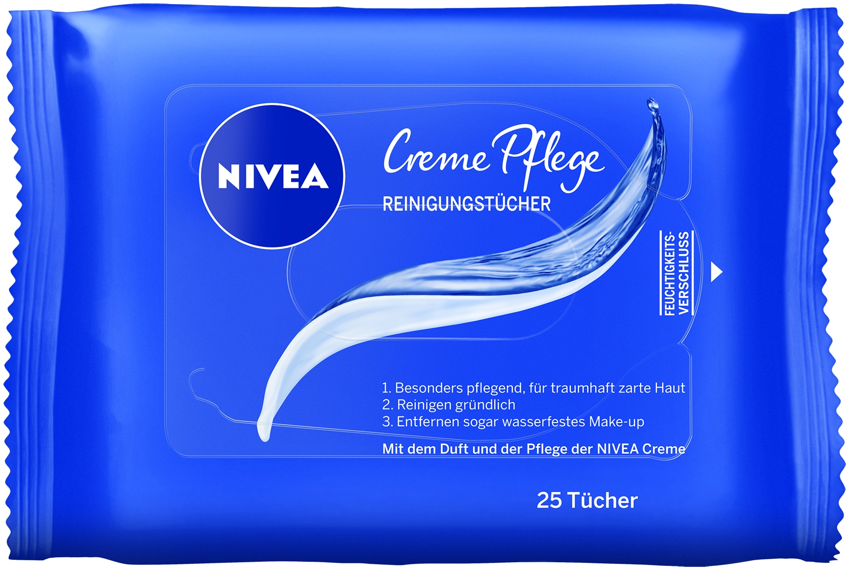 Creme Pflege Reinigungstücher 25er