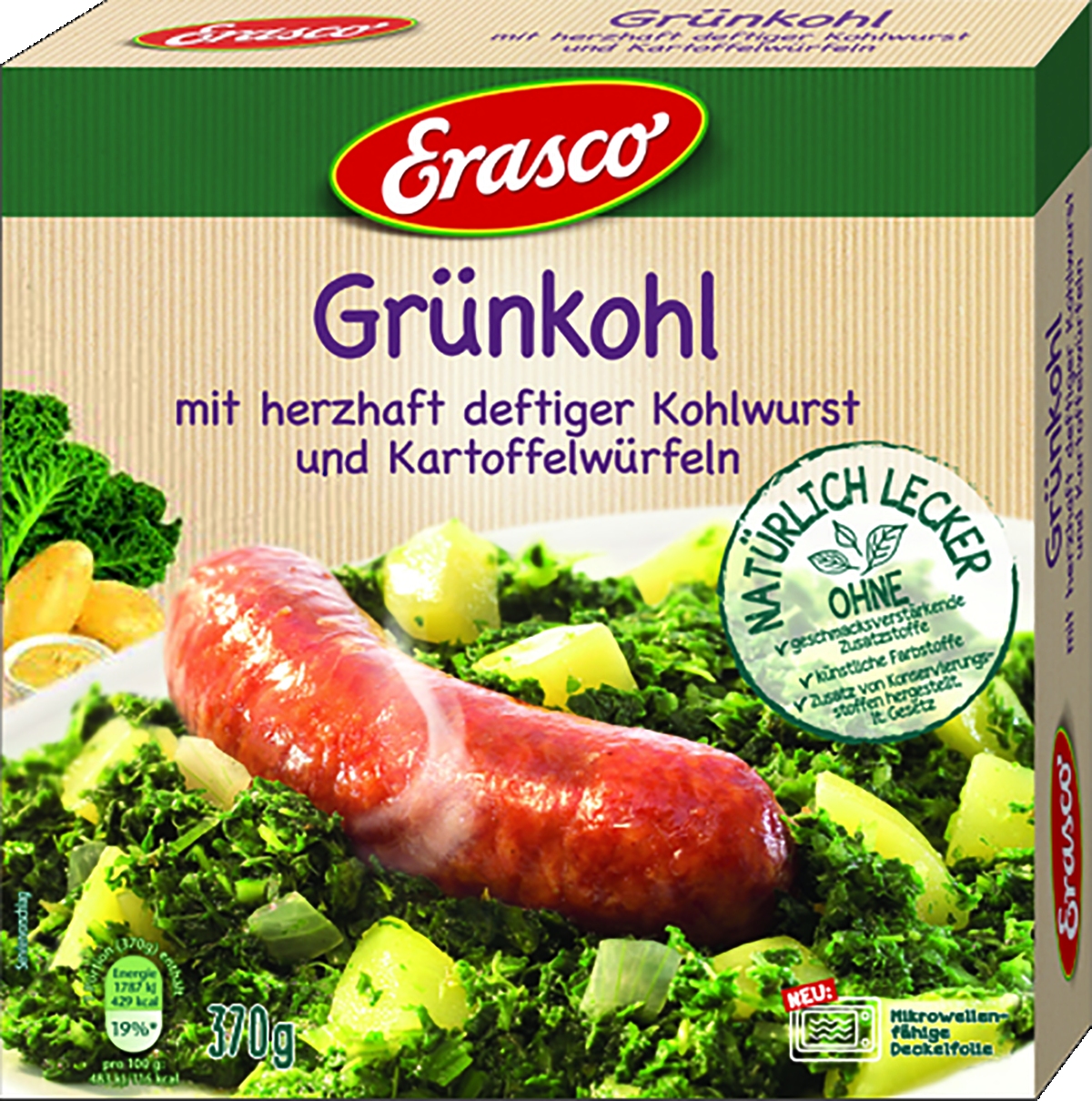 Menue Gruenkohlteller   
