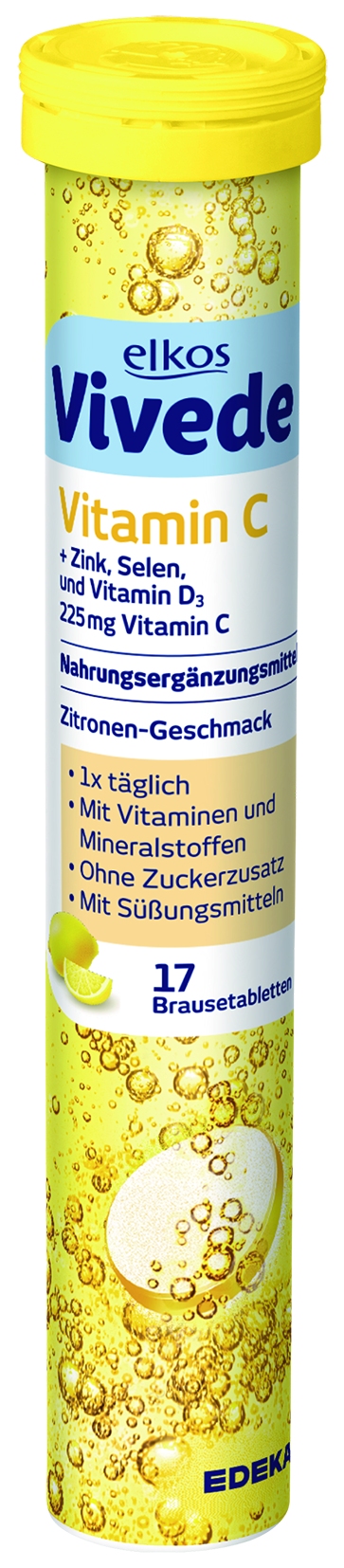 VIVEDE Brausetabletten Vitamin C 17er