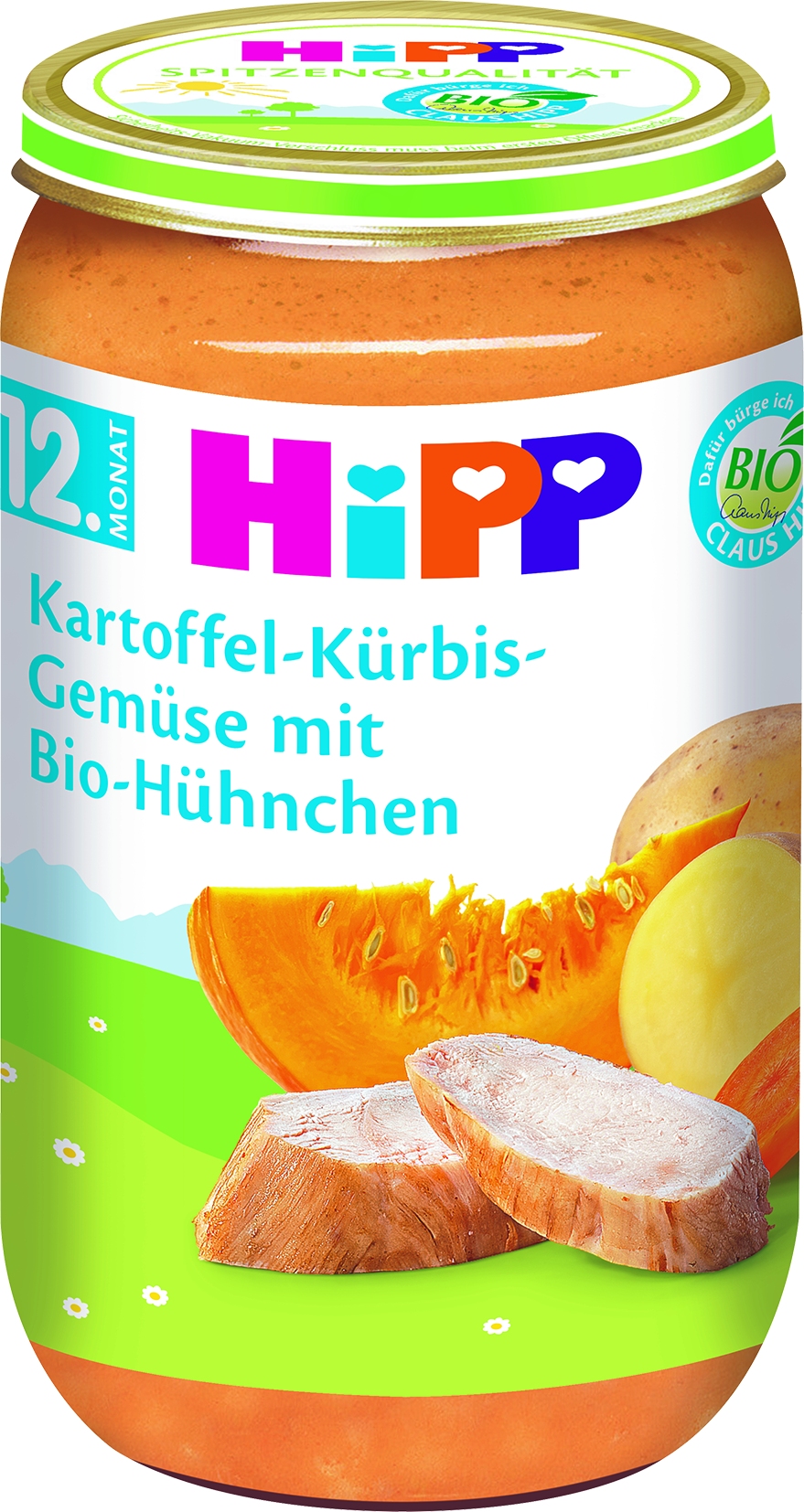 Bio 6810 Karotten-Kuerbisgemuese m.Huhn