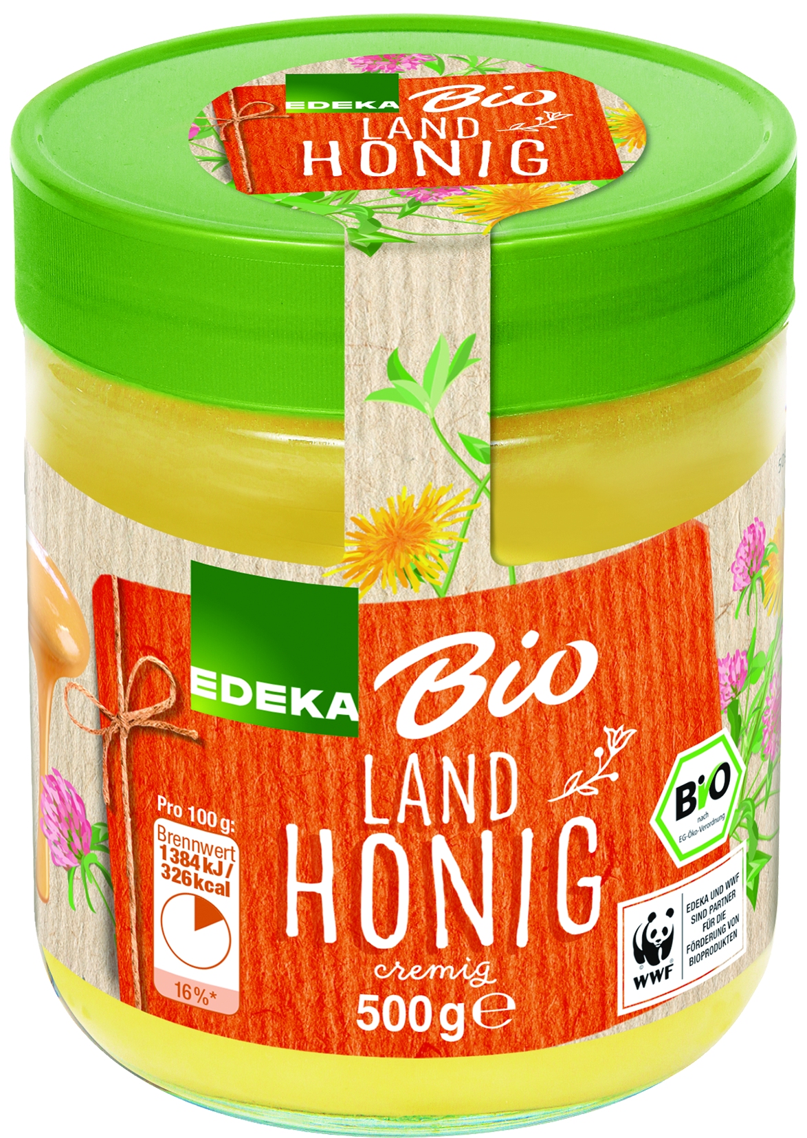 Organic country honey creamy   