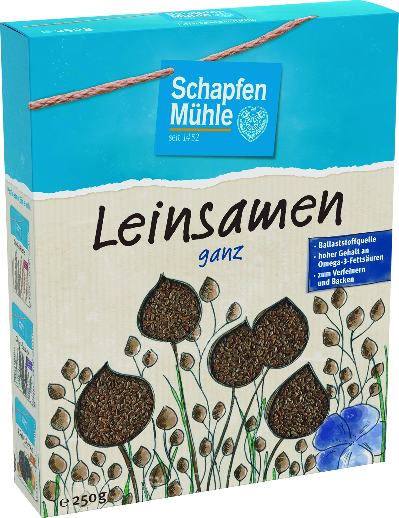 Leinsamen ganz   