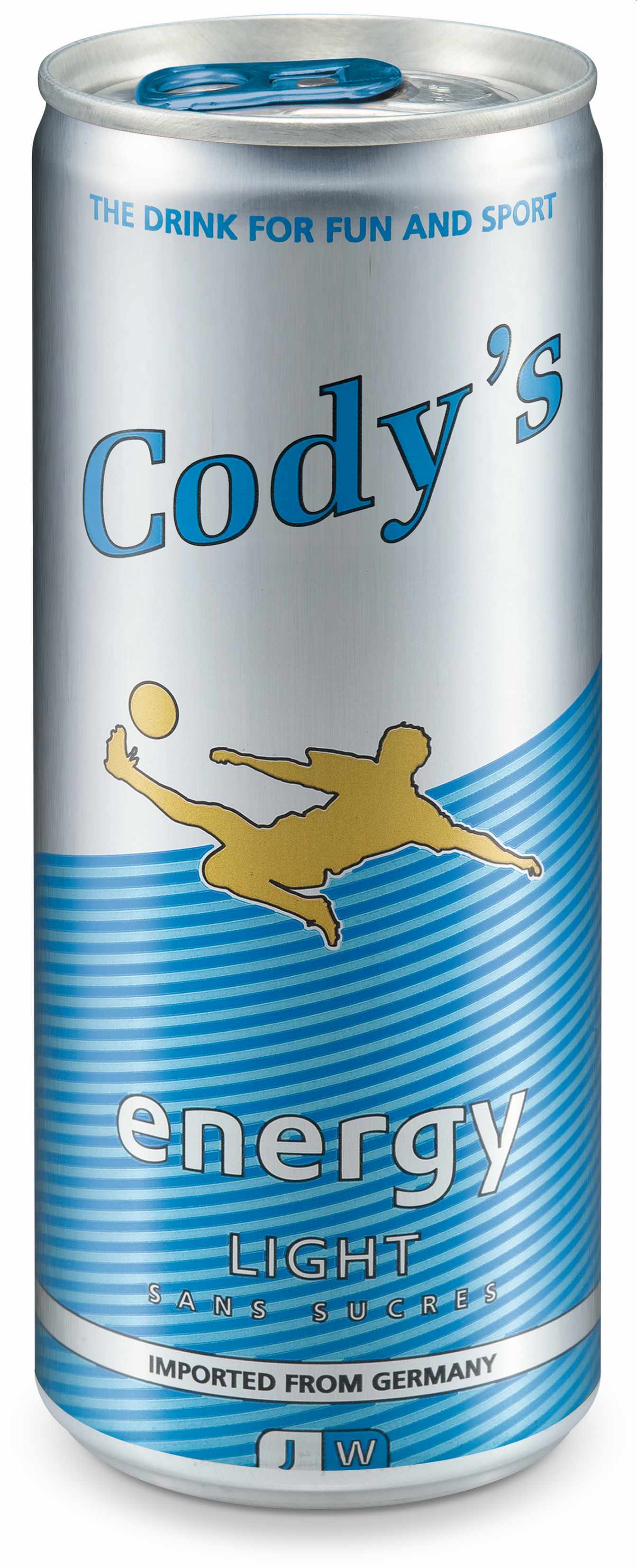 Cody´s Energy Drink Light 24tin x 25cl