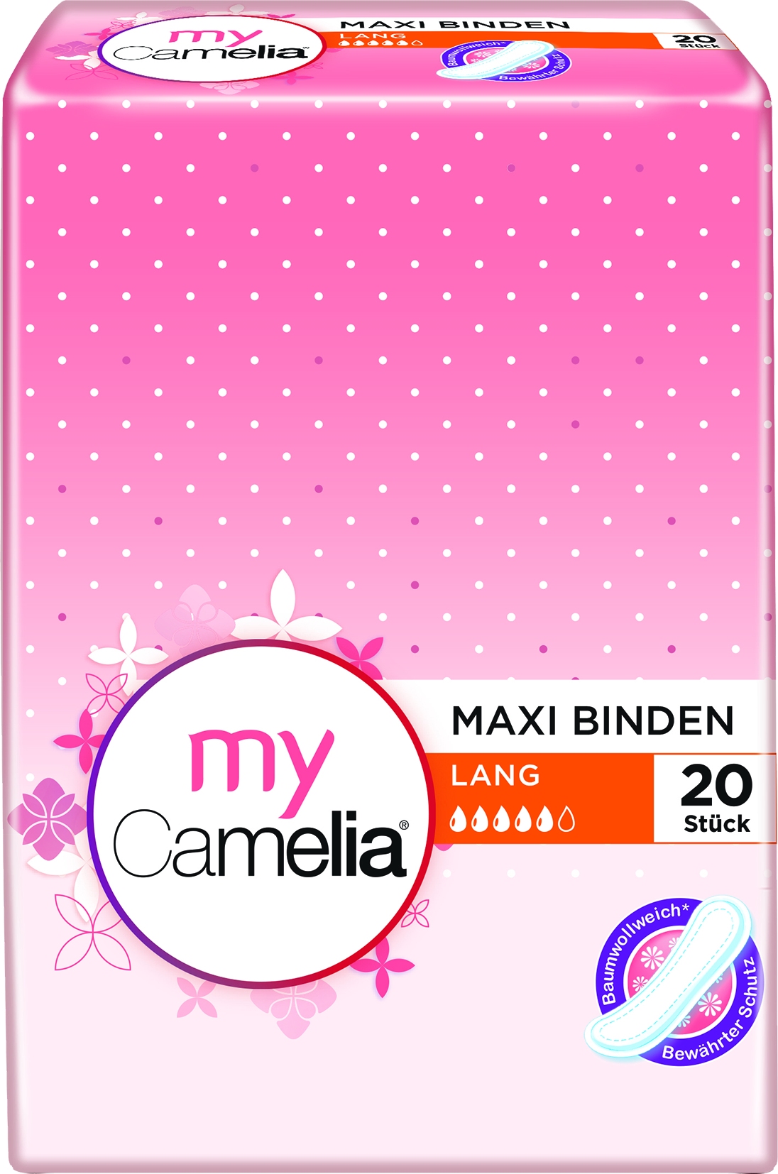 Sanitary napkins maxi super night 20 pc.