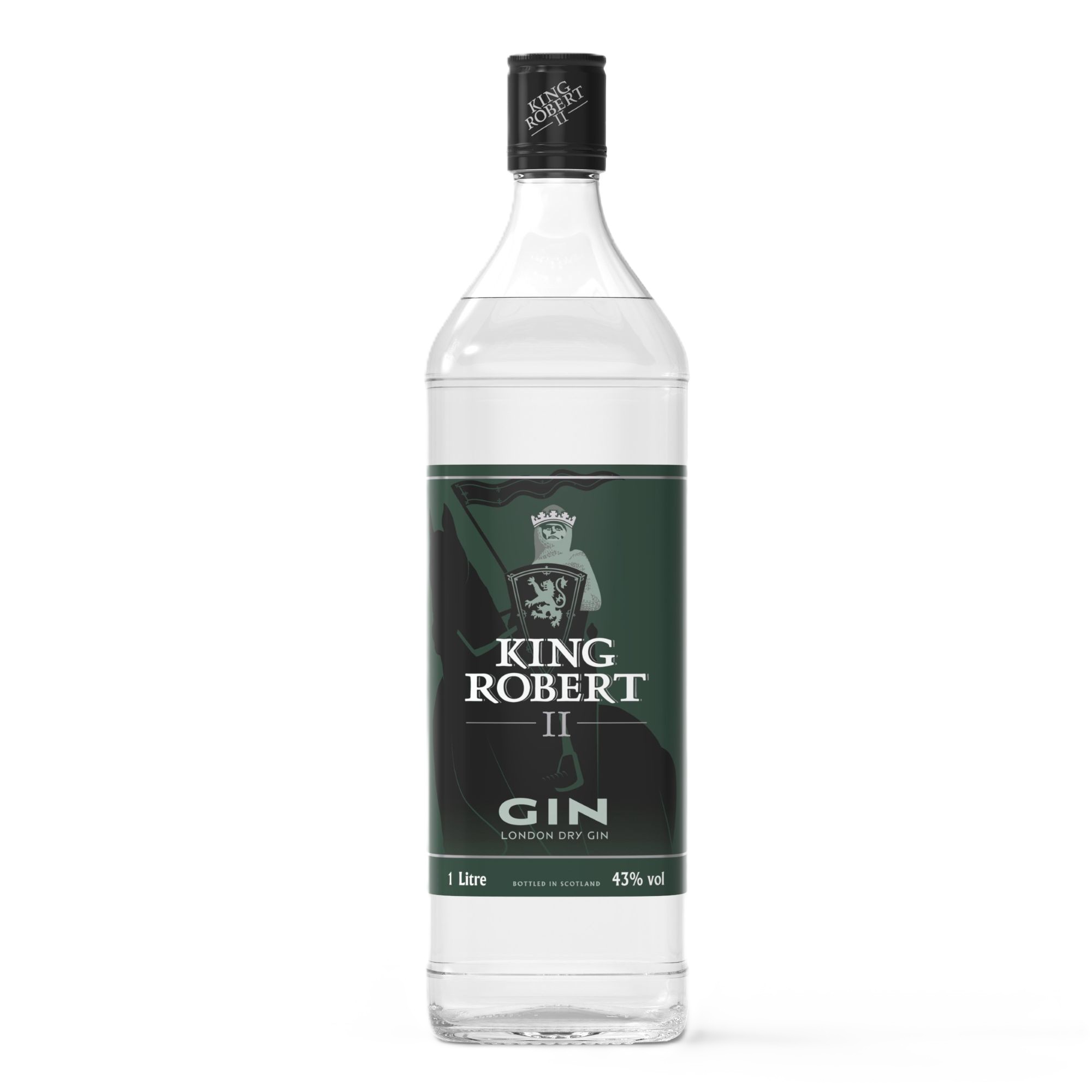 King Robert II London Dry Gin 43% 1L