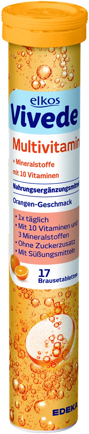 VIVEDE Brausetabletten Multivitamin 17er