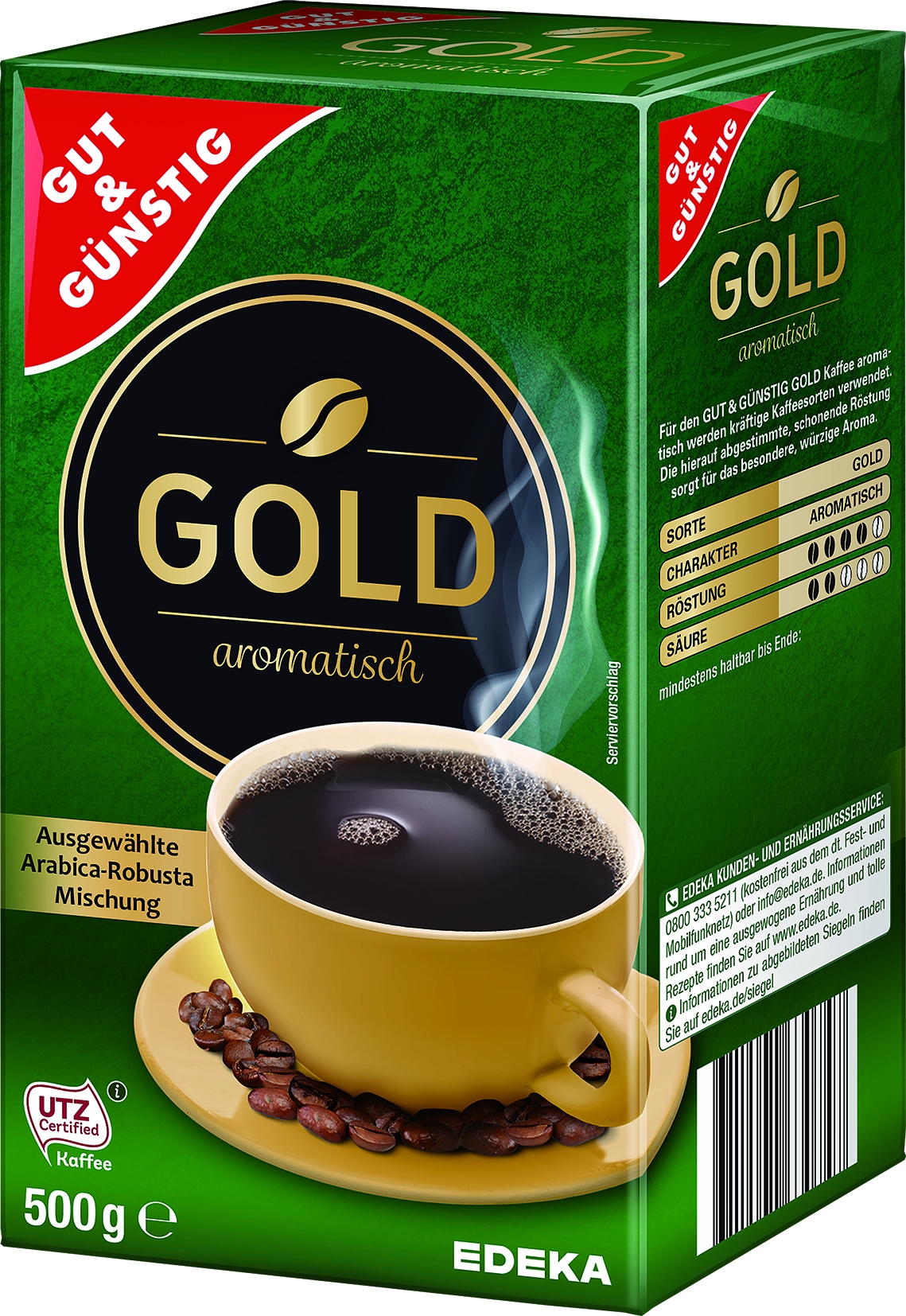 Roestkaffee Gold gemahlen   