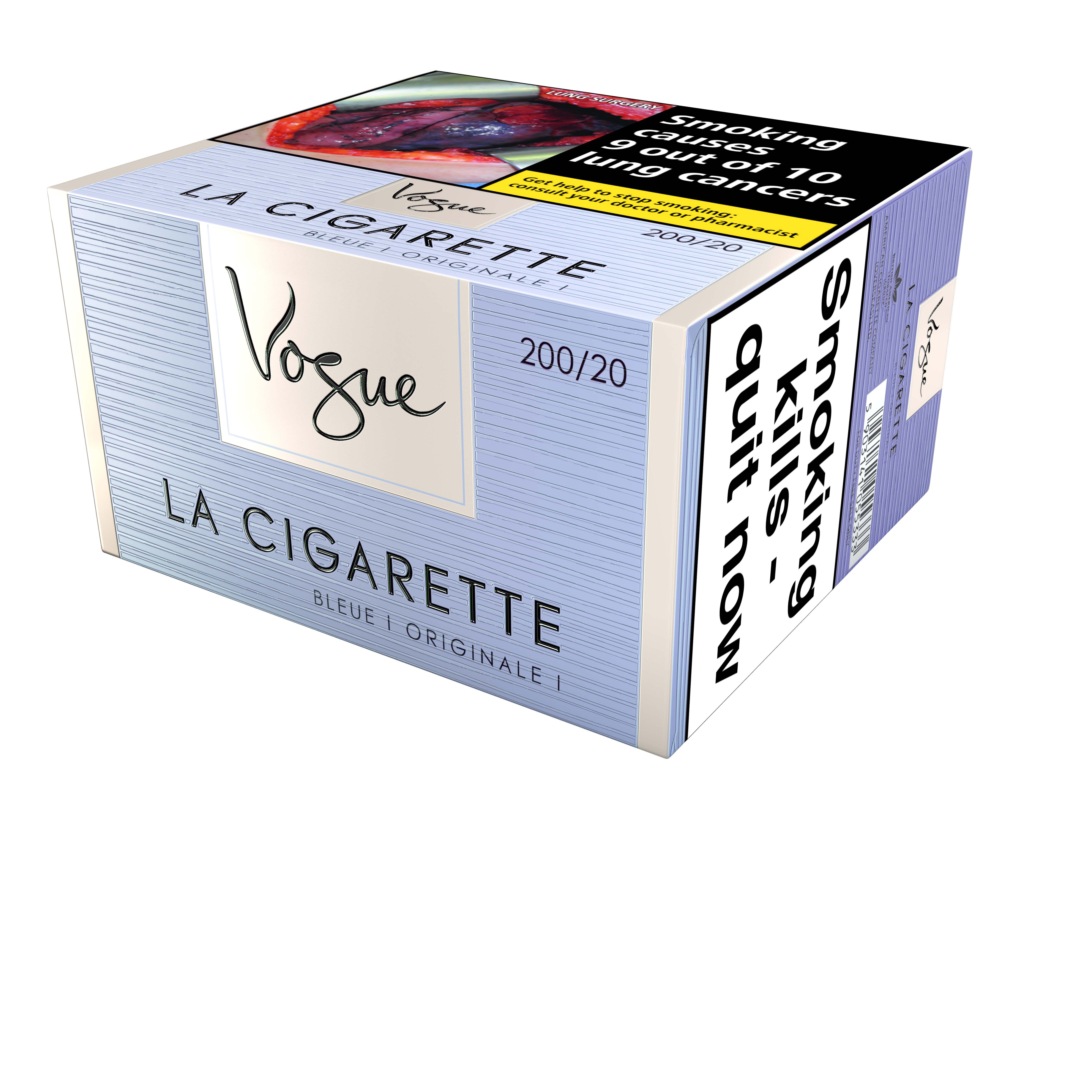 Vogue Superslims Bleue, 200er Stange