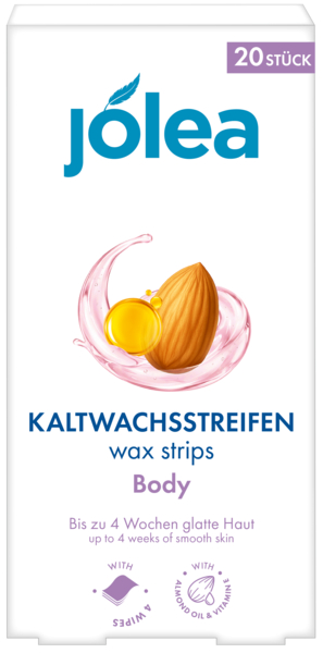 Kaltwachsstreifen für den Körper 20er
