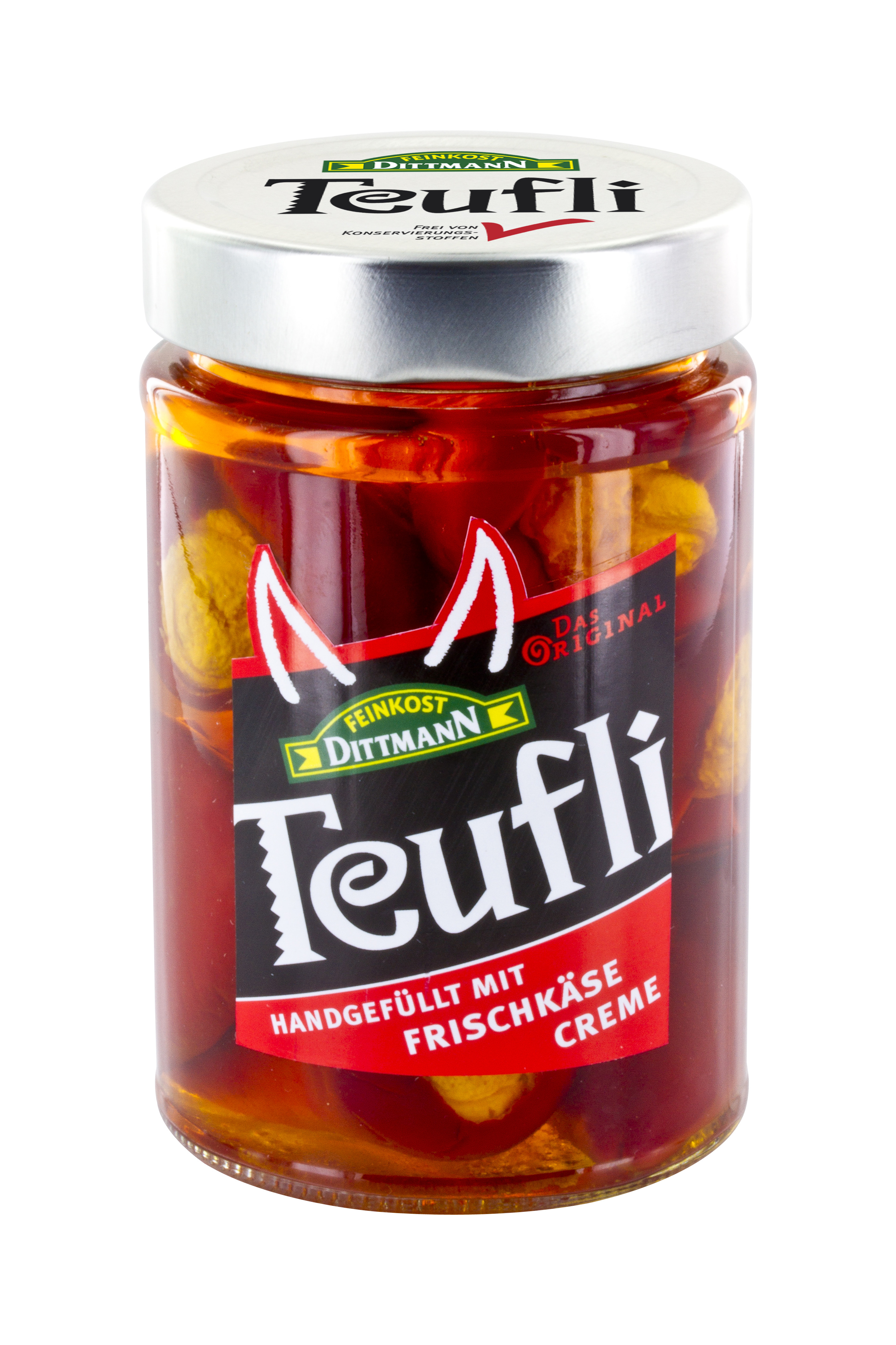 Teufli red with soft cheese   