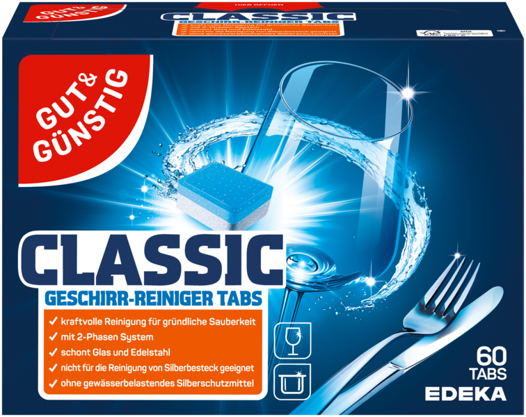 Gut & Günstig Classic Geschirr - Reiniger Tabs