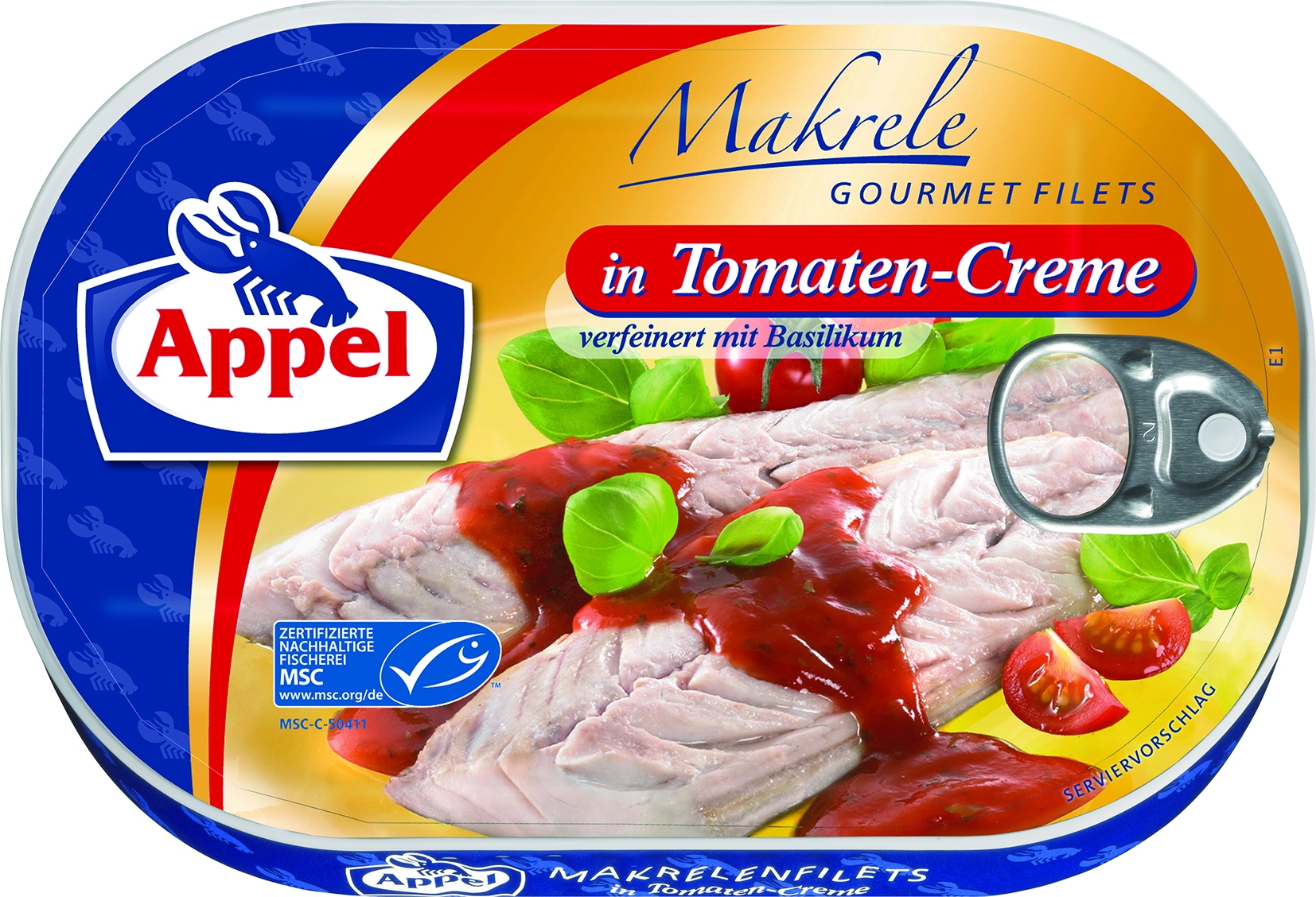 Makrelenfilet in Tomatencreme   