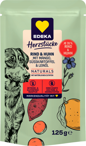Natural beef and chicken 125g