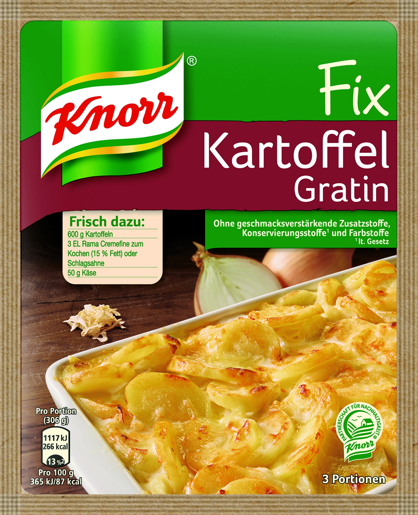 Powder for potato souffle   