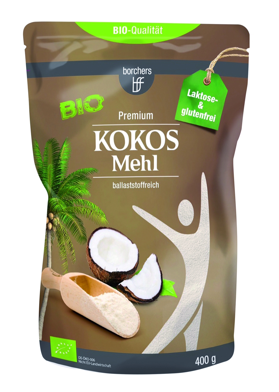 Bio-Kokosmehl Verkauf nur im Karton 6 x 400gr