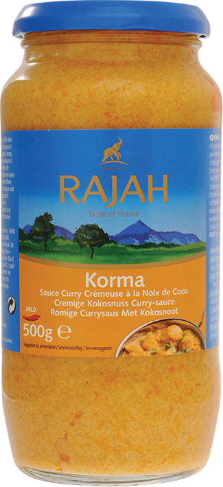 Korma Kokosnuss-Currysauce cremig, mild   