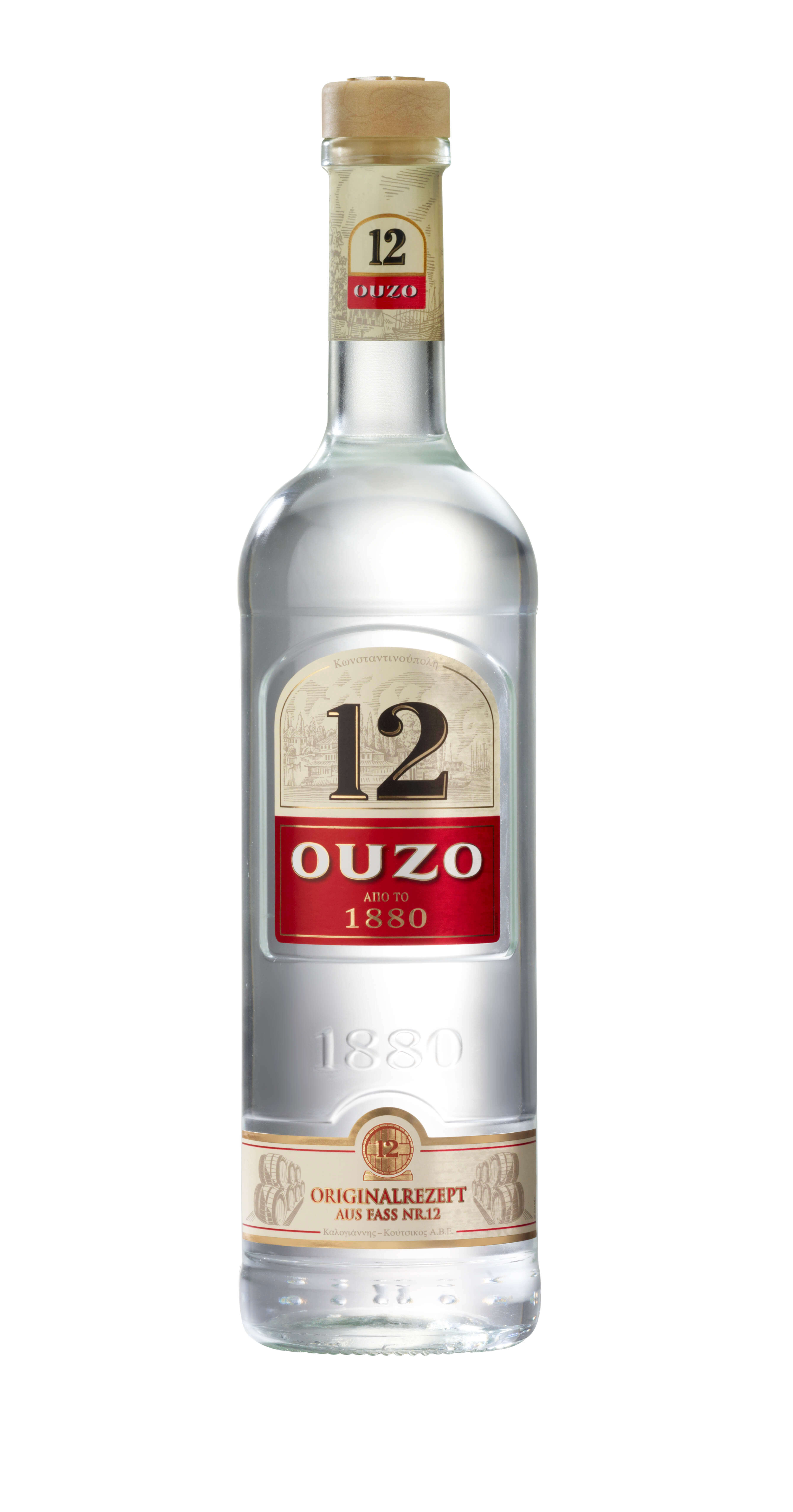 Korn 12 Stamper ISLANDE 6,5 cl  Ouzo Vodka 