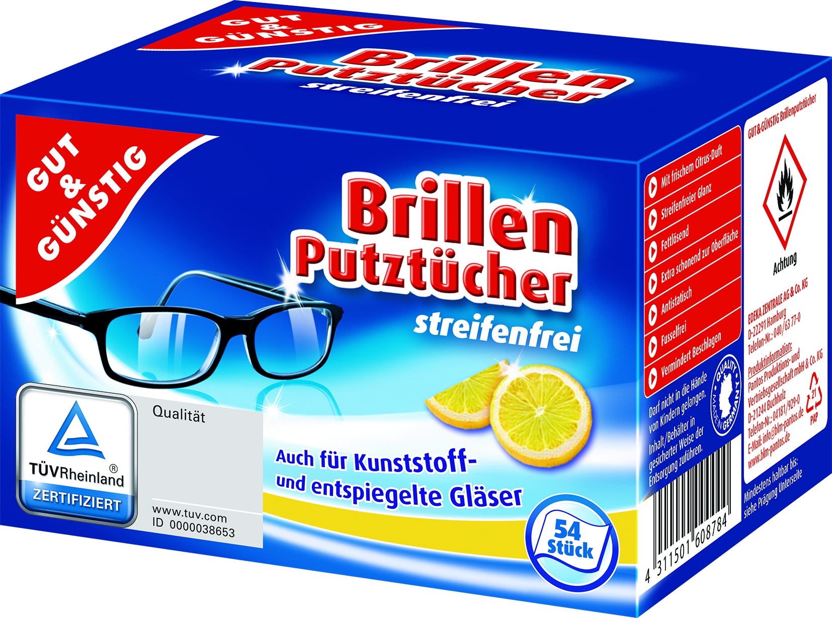 Brillenputztücher 54er