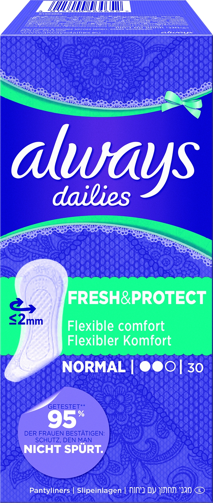 Alldays Slipeinlagen Normal 76pc