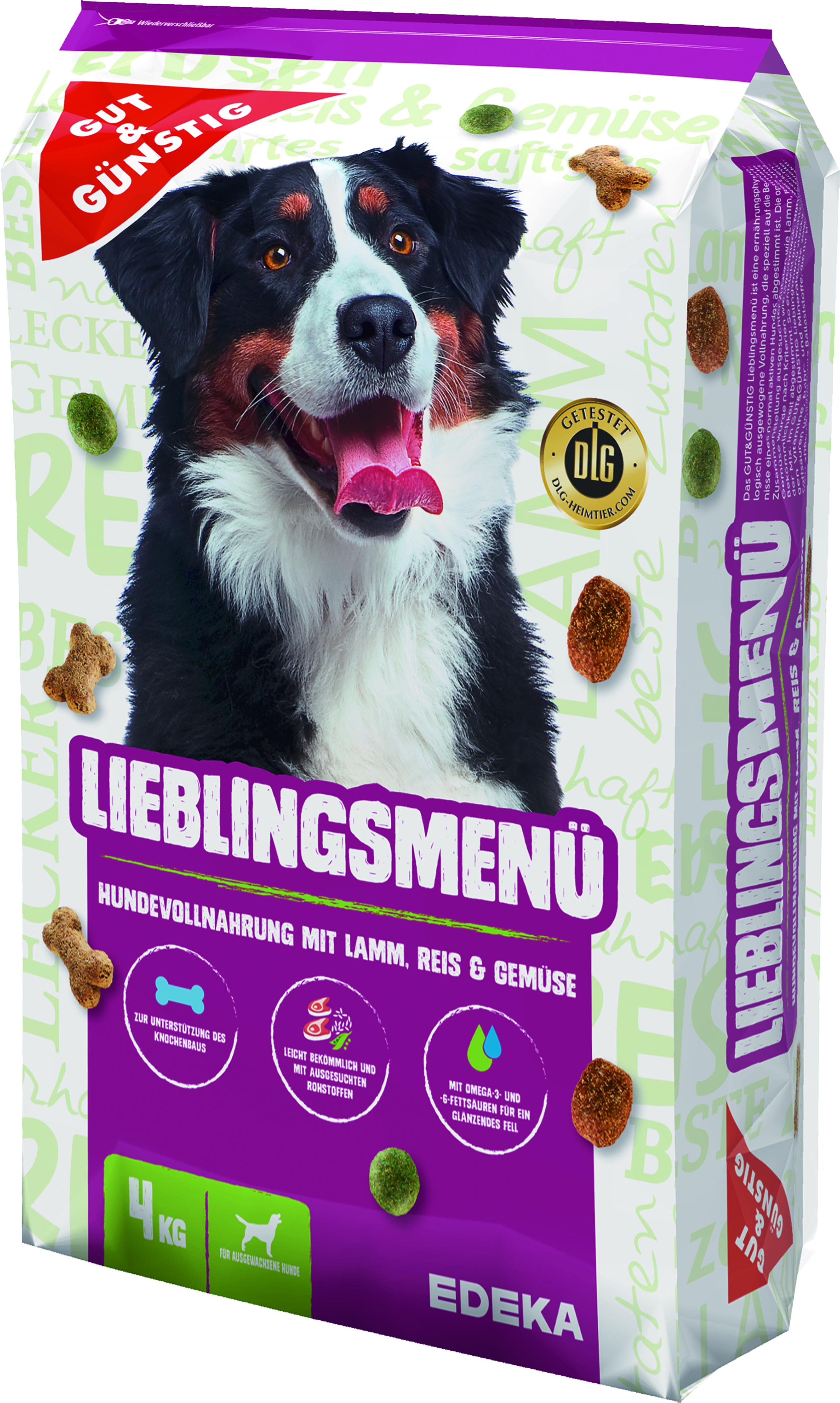 Dog Gefluegel, Lamm, Reis   