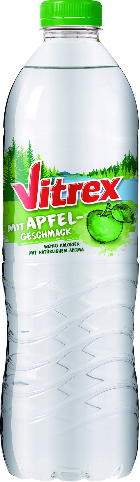 mineral water with apple   