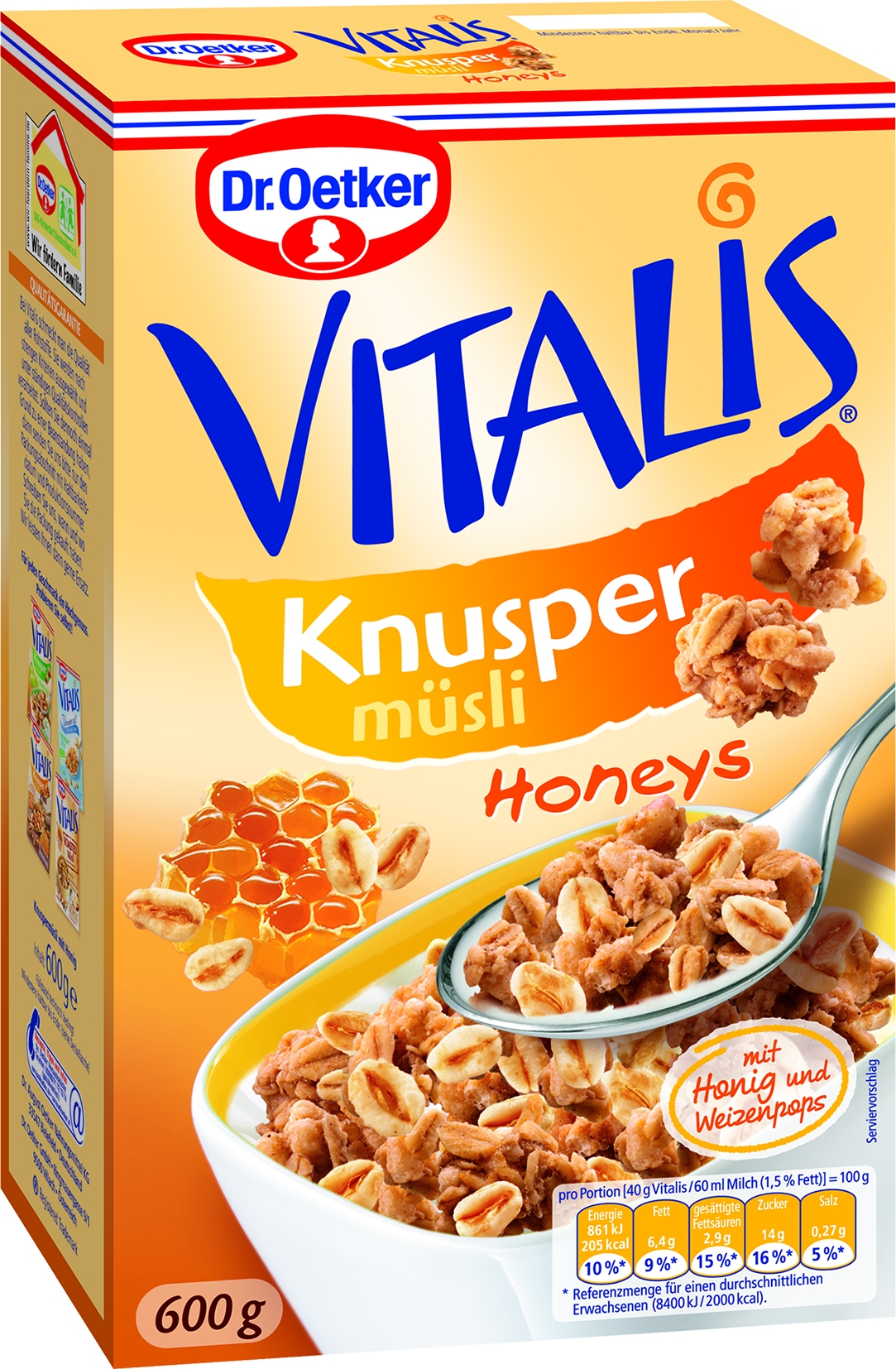 Vitalis Knusper Honeys Muesli   