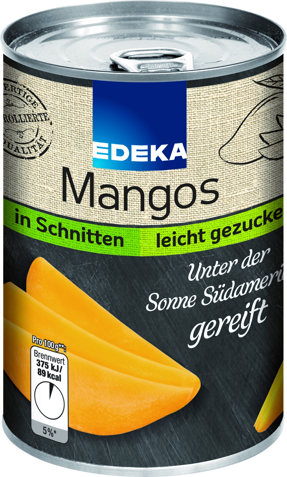 Mangos in Scheiben gezuckert   